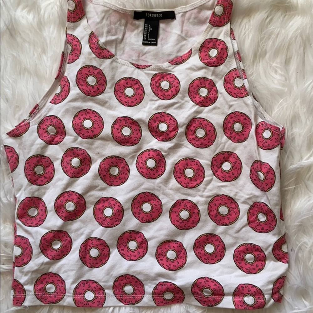 Sleeveless Crop Top 🍩🍡